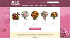 Desktop Screenshot of kandpflowers.com